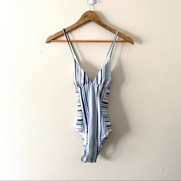 Splendid Line Of Sight Striped One-Piece Swimsuit - Picture 4 of 15